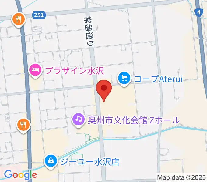 正時堂アテルイセンターの地図