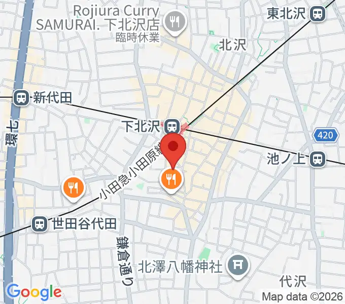 ディスクショップ・ゼロの地図