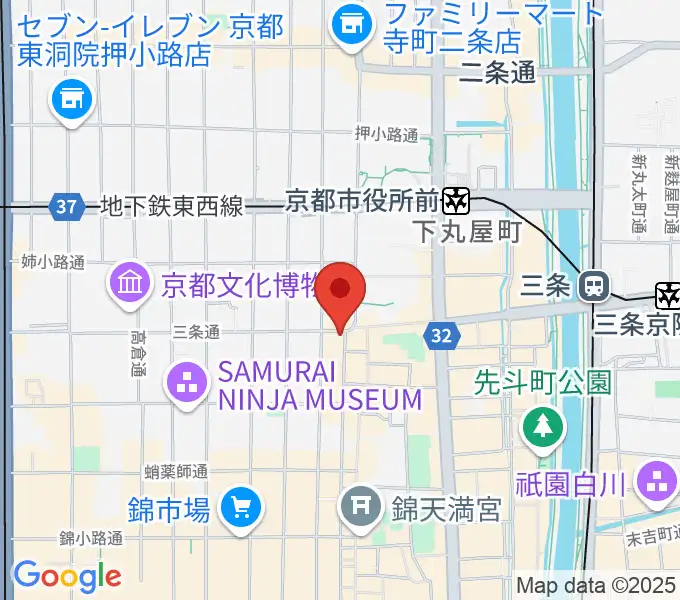京都HAPPY JACKの地図
