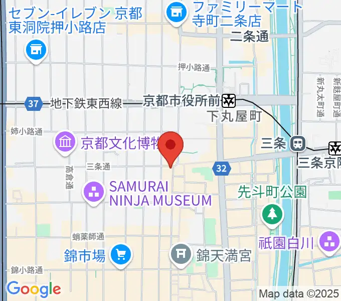 京都HAPPY JACKの地図