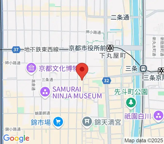 京都HAPPY JACKの地図