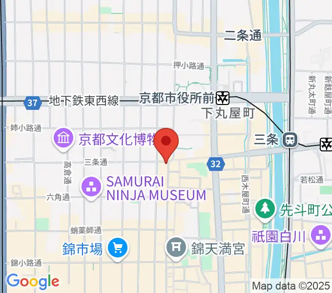 京都HAPPY JACKの地図