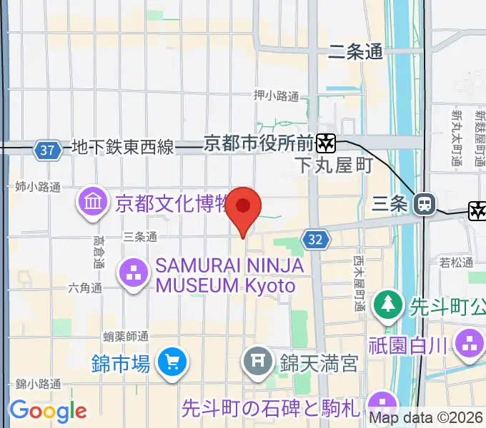 京都HAPPY JACKの地図