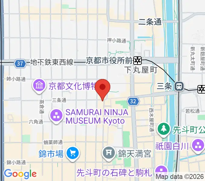 京都HAPPY JACKの地図