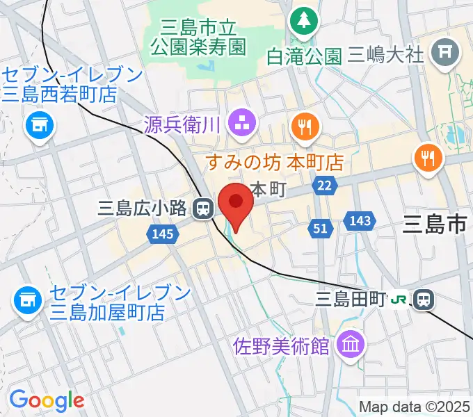 常林寺 白瀧観音堂ホールの地図