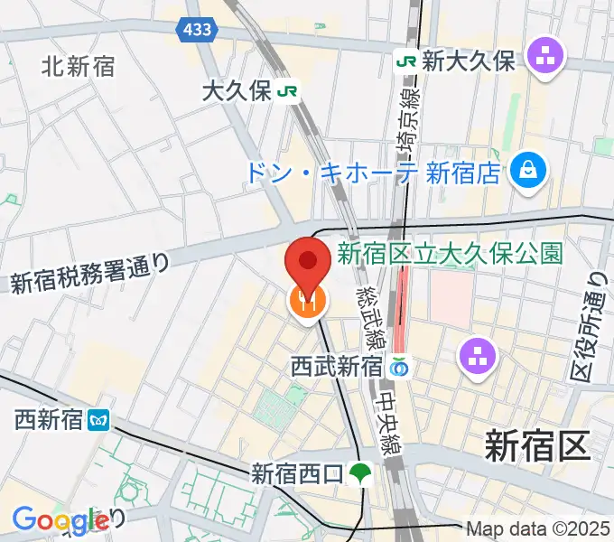 ナットレコードの地図