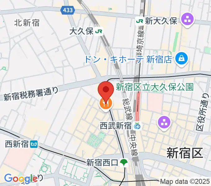 ナットレコードの地図