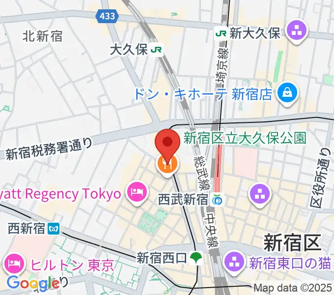 ナットレコードの地図