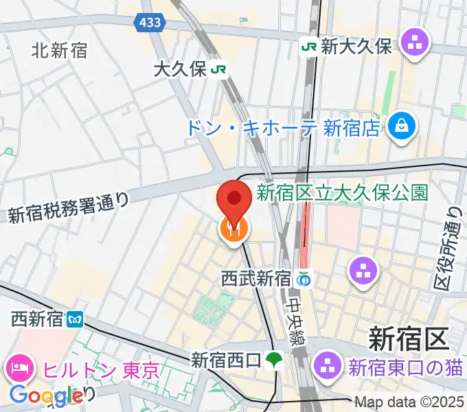 ナットレコードの地図