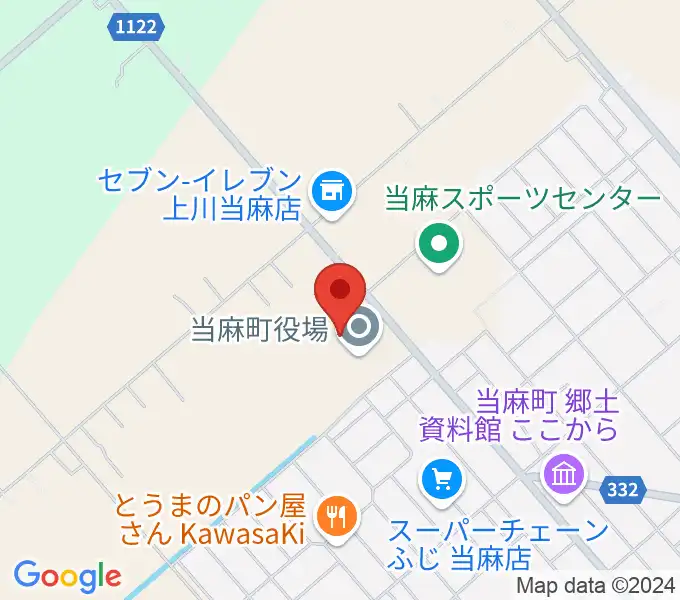 当麻町公民館 まとまーるの地図