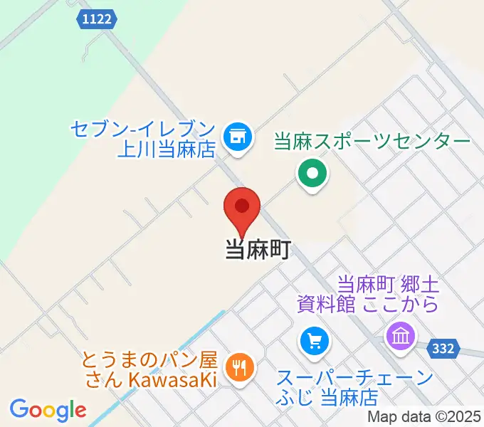 当麻町公民館 まとまーるの地図