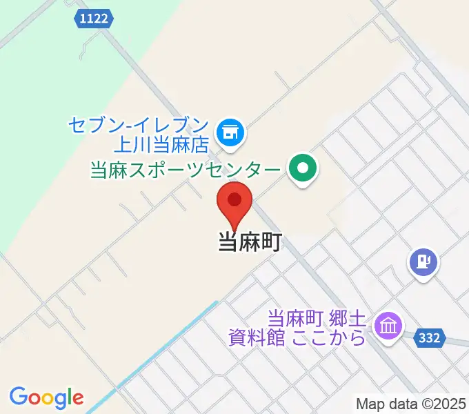 当麻町公民館 まとまーるの地図