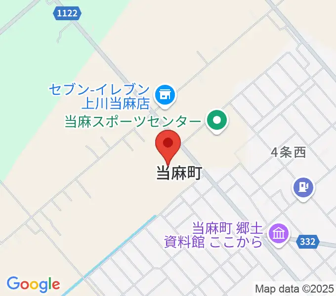 当麻町公民館 まとまーるの地図