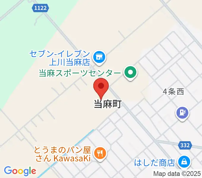 当麻町公民館 まとまーるの地図