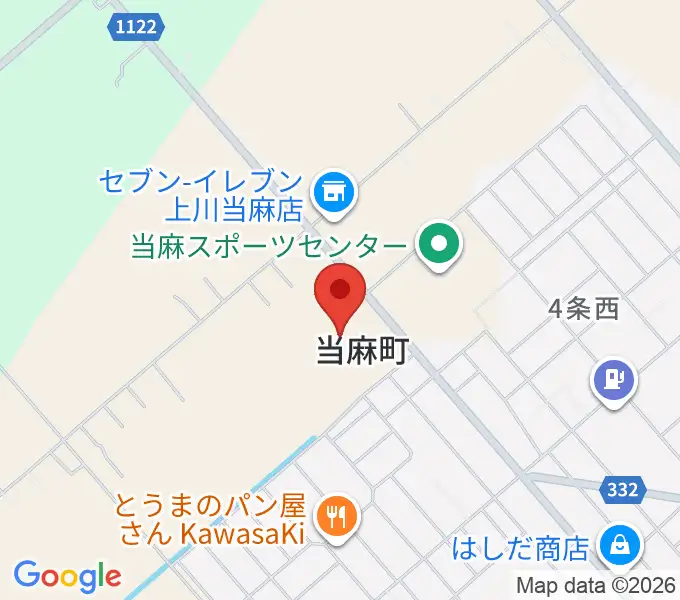 当麻町公民館 まとまーるの地図