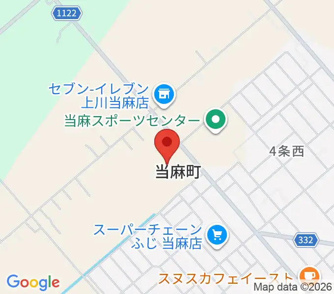 当麻町公民館 まとまーるの地図