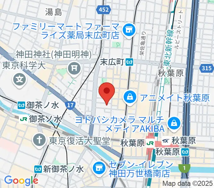 Twin Boxの地図