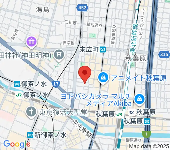 Twin Boxの地図