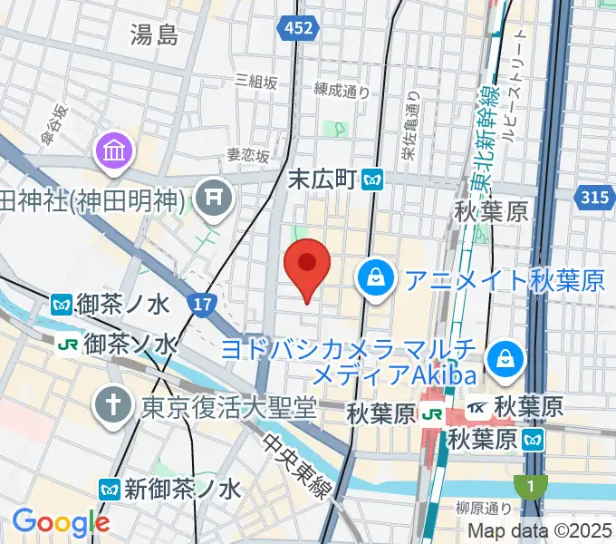 Twin Boxの地図