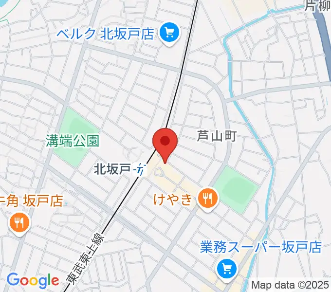 坂戸市文化施設オルモの地図