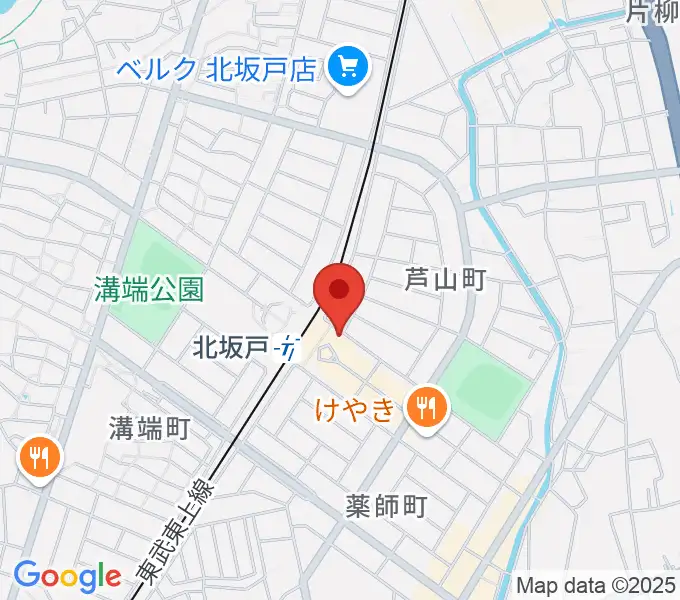 坂戸市文化施設オルモの地図