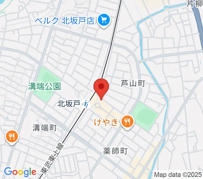坂戸市文化施設オルモの地図