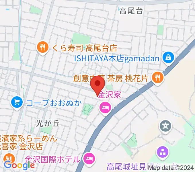 北村 箏・三弦教室の地図