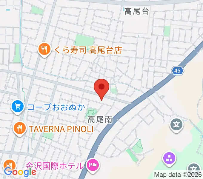 北村 箏・三弦教室の地図