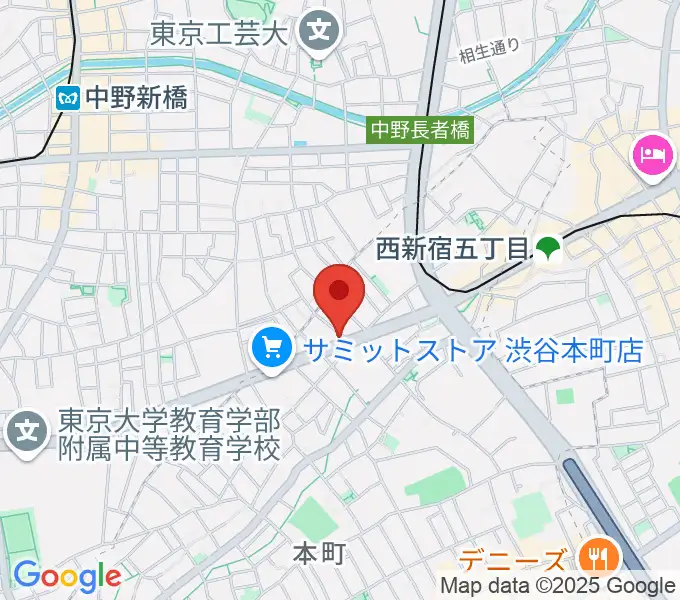 西新宿TOGI BARの地図