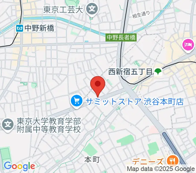 西新宿TOGI BARの地図
