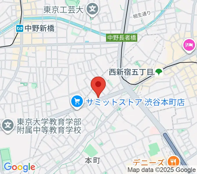 西新宿TOGI BARの地図