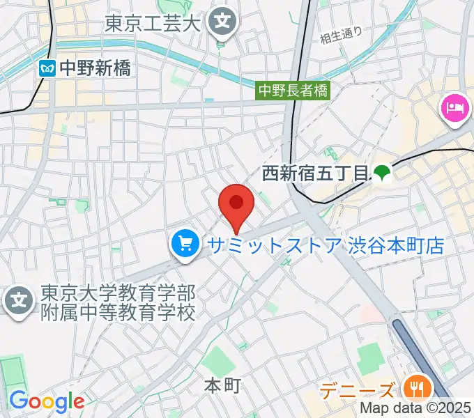 西新宿TOGI BARの地図