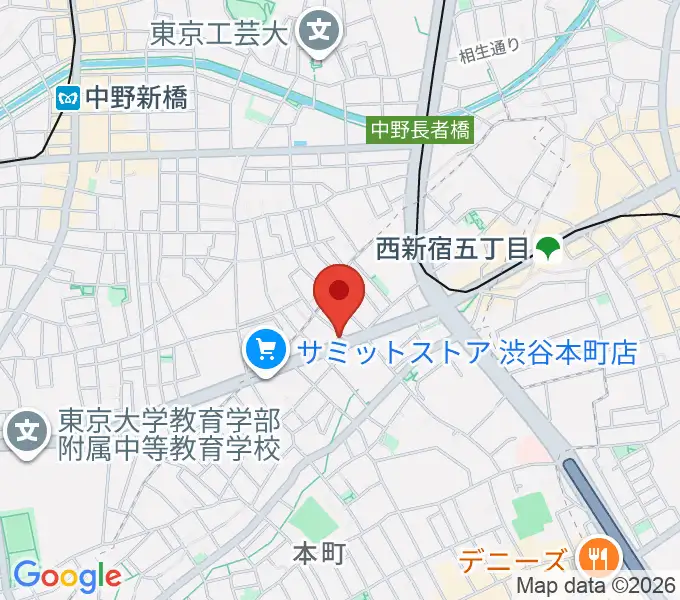 西新宿TOGI BARの地図