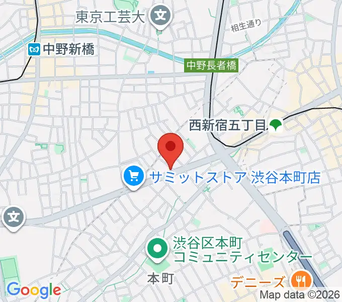 西新宿TOGI BARの地図