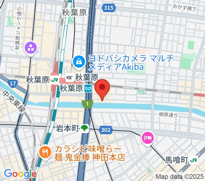 CLUB GOODMANの地図