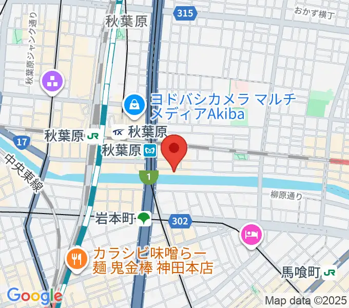 CLUB GOODMANの地図