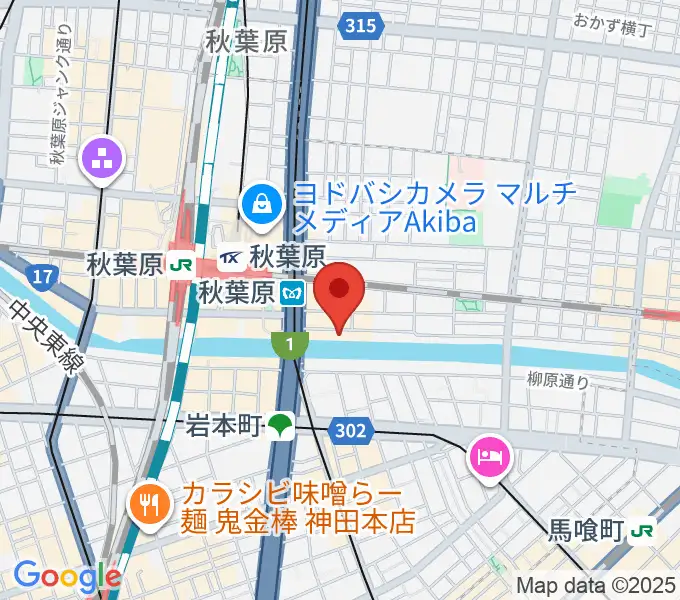 CLUB GOODMANの地図