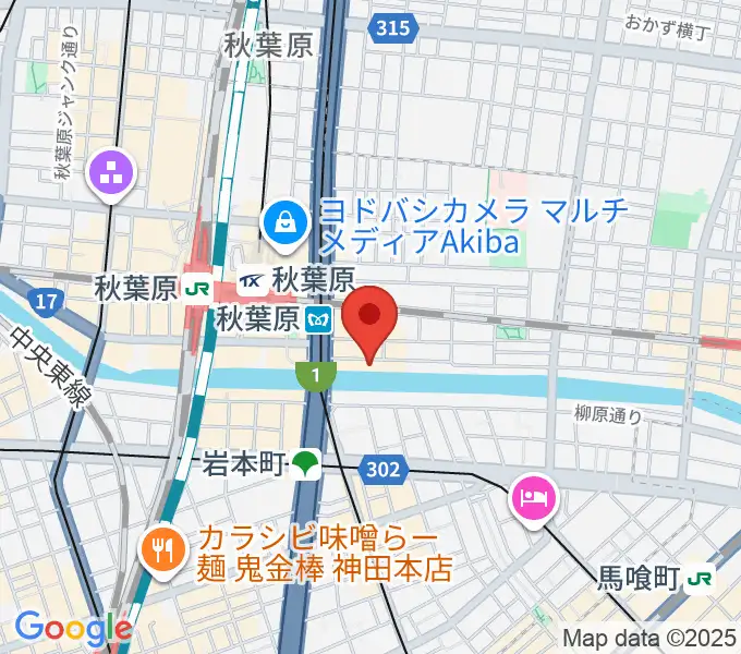 CLUB GOODMANの地図
