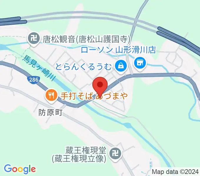 ABE GUITARSの地図