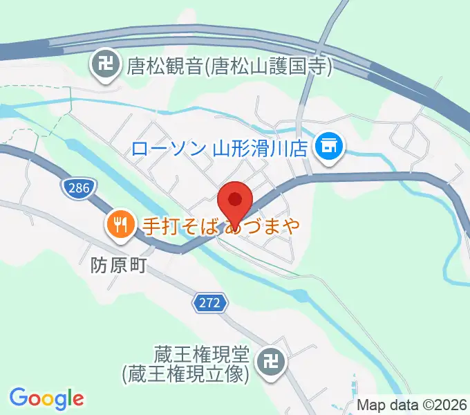 ABE GUITARSの地図