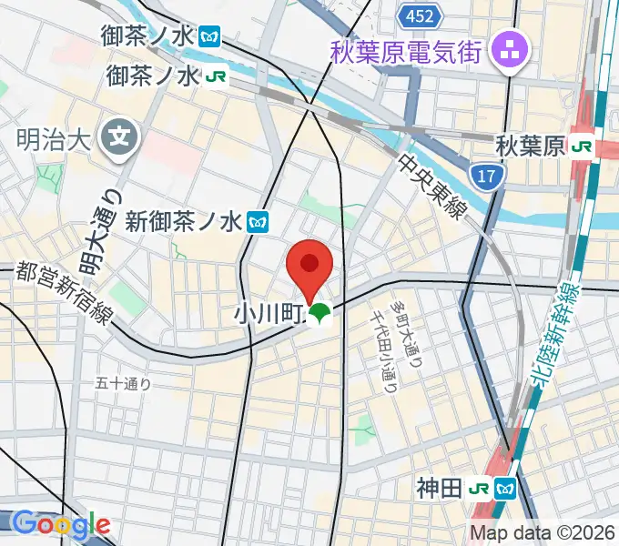 [移転]ZIPPAL HALL[神田]の地図