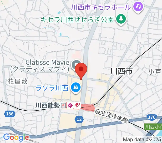 BEAT ON MUSIC SCHOOLの地図