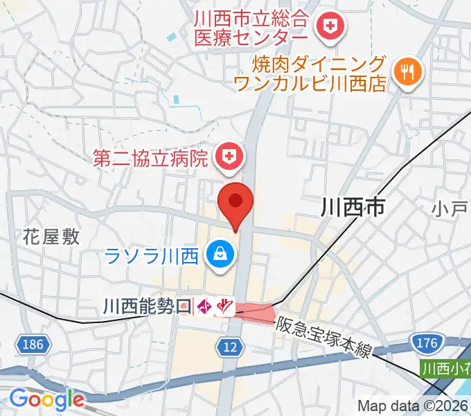 BEAT ON MUSIC SCHOOLの地図