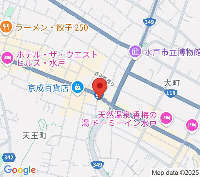 record KNOXの地図