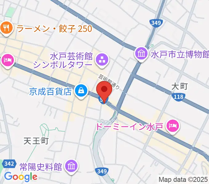 record KNOXの地図