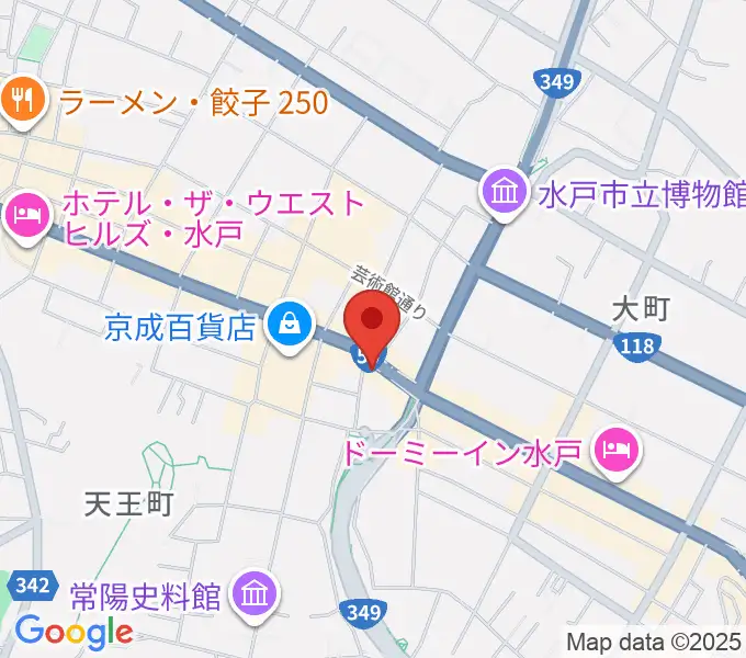 record KNOXの地図