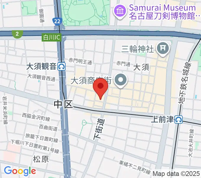 レコードショップZOOの地図