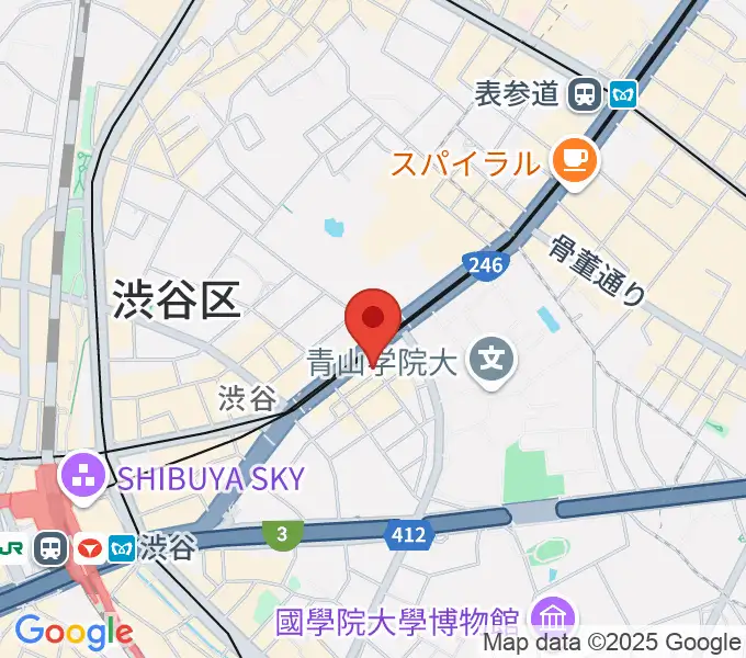 青山ZEROの地図