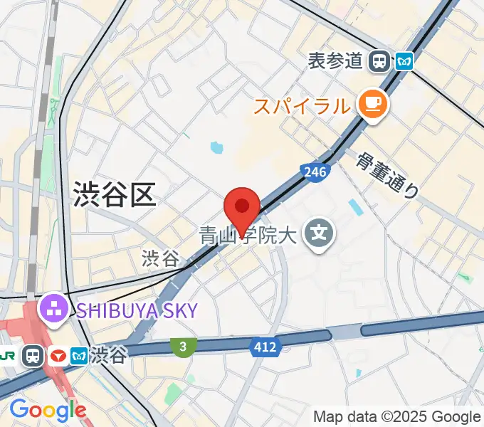 青山ZEROの地図