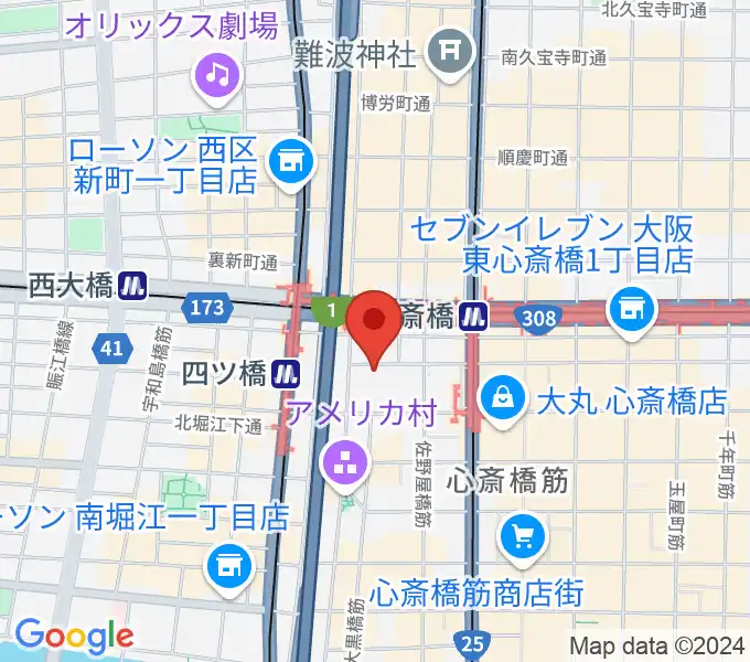 ニュートーン・レコーズの地図